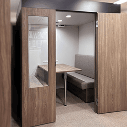 HES3D 3-Way Adjustable Concealed Hinge, Dull Chrome Alt 8 - Image