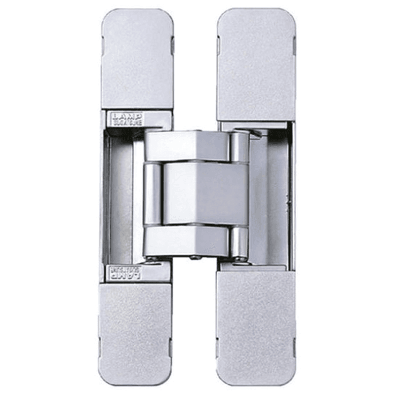 HES3D 3-Way Adjustable Concealed Hinge, Dull Chrome Main - Image