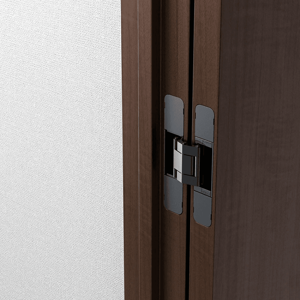 HES3D-120 3-Way Adjustable Concealed Hinge, Dull Nickel Alt 15 - Image