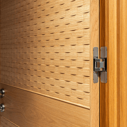 HES3D-120 3-Way Adjustable Concealed Hinge, Dull Nickel Alt 20 - Image