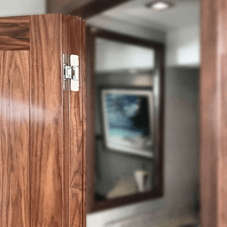 HES3D-120 3-Way Adjustable Concealed Hinge, Dull Nickel Alt 22 - Image