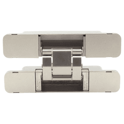HES3D-120 3-Way Adjustable Concealed Hinge, Dull Nickel Alt 4 - Image