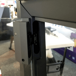 HES3D-70 3-Way Adjustable Concealed Hinge, Dull Chrome Alt 10 - Image