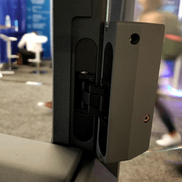 HES3D-70 3-Way Adjustable Concealed Hinge, Dull Chrome Alt 11 - Image