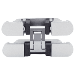 HES3D-70 3-Way Adjustable Concealed Hinge, Dull Chrome Alt 3 - Image