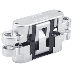 HES3D-70 3-Way Adjustable Concealed Hinge, Dull Chrome Alt 6 - Image