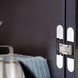 HES3D-70 3-Way Adjustable Concealed Hinge, Dull Chrome Alt 8 - Image