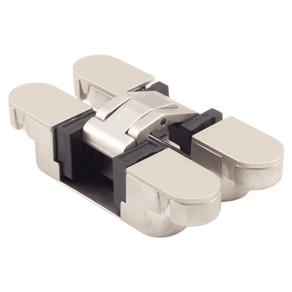 HES3D-70 3-Way Adjustable Concealed Hinge, Dull Nickel Alt 1 - Image
