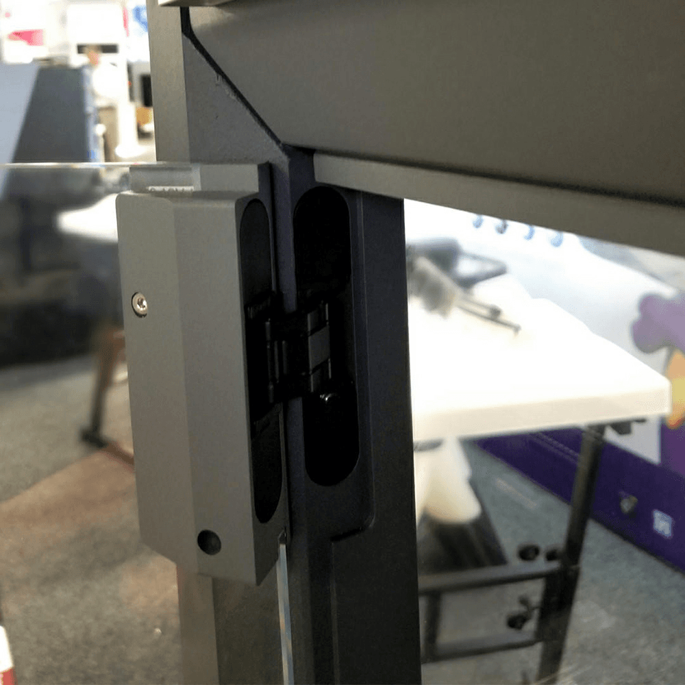 HES3D-70 3-Way Adjustable Concealed Hinge, Dull Nickel Alt 4 - Image