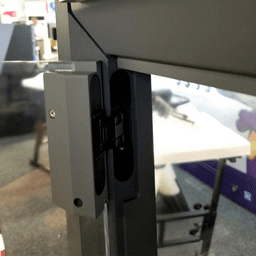 HES3D-70 3-Way Adjustable Concealed Hinge, Dull Nickel Alt 4 - Image