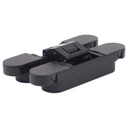 HES3D-90 3-Way Adjustable Concealed Hinge, Black Alt 2 - Image