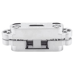 HES3D-90 3-Way Adjustable Concealed Hinge, Dull Chrome Alt 4 - Image