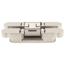 HES3D-90 3-Way Adjustable Concealed Hinge, Dull Nickel Alt 4 - Image