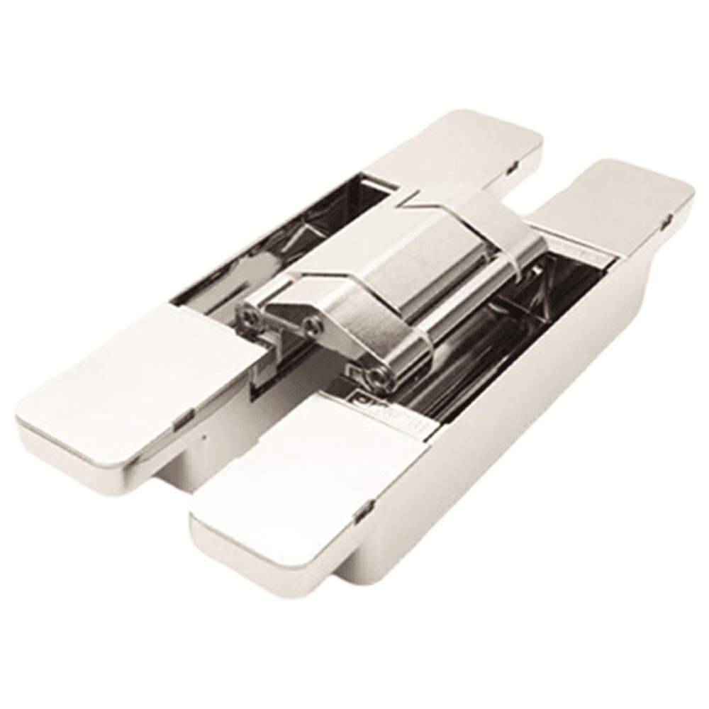 HES3D-E190 3-Way Adjustable Concealed Hinge with UL Rated, Polished Nickel Alt 1 - Image