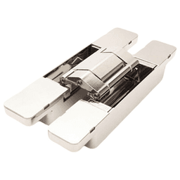 HES3D-E190 3-Way Adjustable Concealed Hinge with UL Rated, Polished Nickel Alt 1 - Image