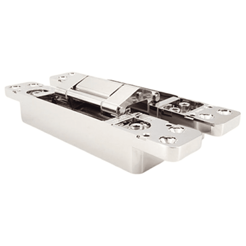 HES3D-E190 3-Way Adjustable Concealed Hinge with UL Rated, Polished Nickel Alt 3 - Image