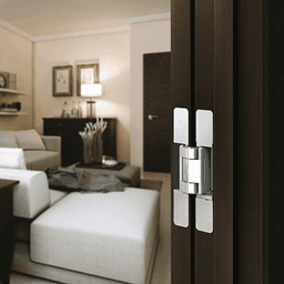HES3D-E190 3-Way Adjustable Concealed Hinge with UL Rated, Polished Nickel Alt 9 - Image