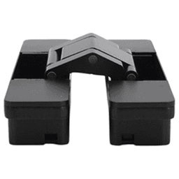 HES3D-W190 3-Way Adjustable Concealed Hinge for Cladded Doors with UL Rated, Black Alt 4 - Image