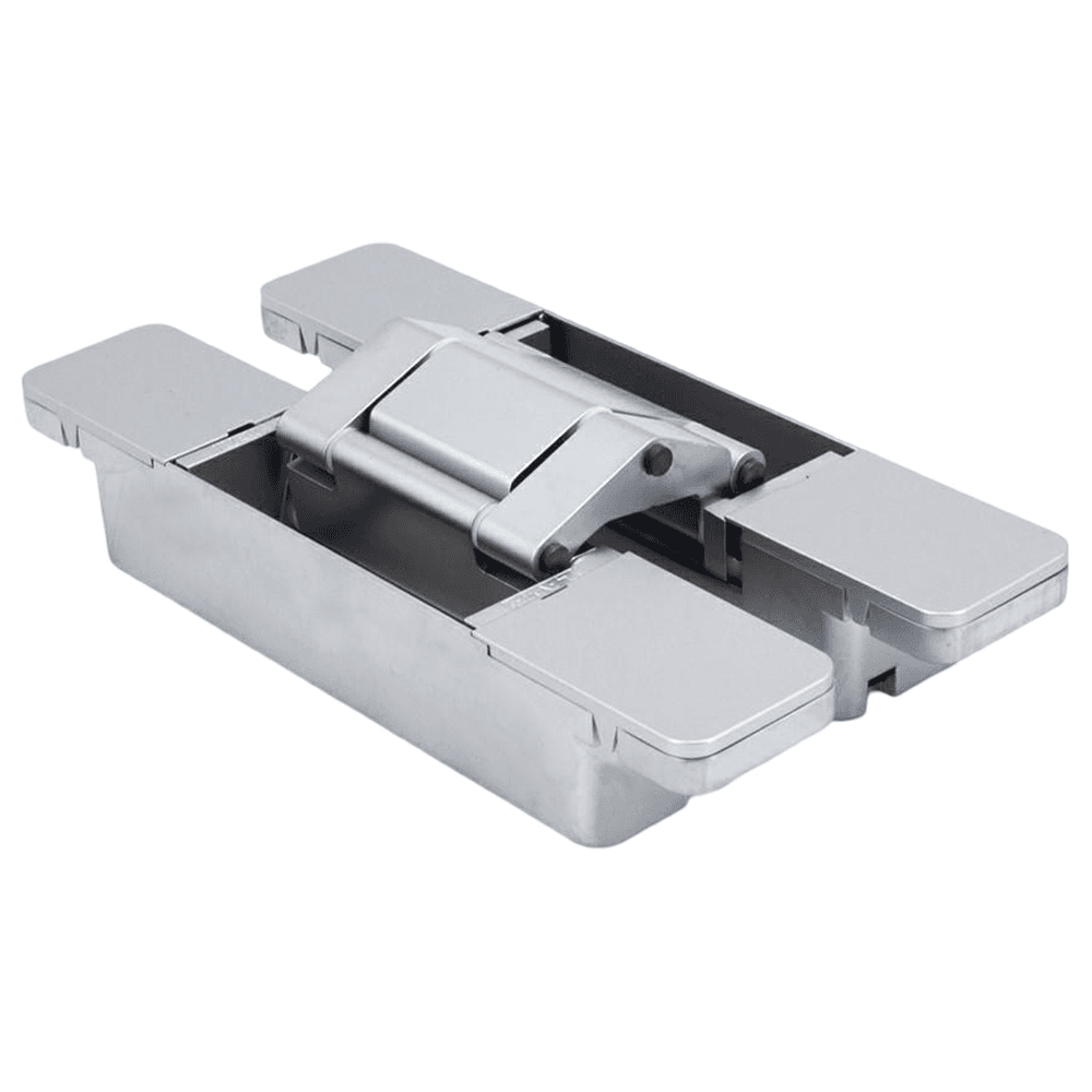 HES3D-W190 3-Way Adjustable Concealed Hinge for Cladded Doors with UL Rated, Dull Chrome Alt 1 - Image
