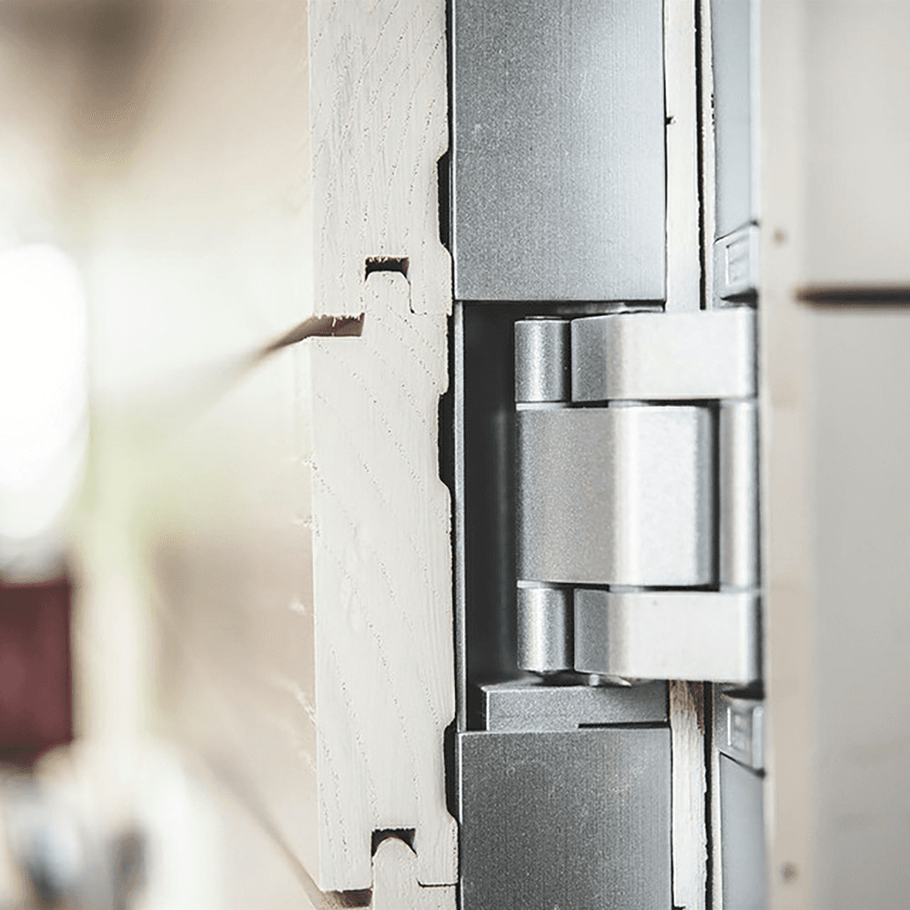 HES3D-W190 3-Way Adjustable Concealed Hinge for Cladded Doors with UL Rated, Dull Chrome Alt 11 - Image