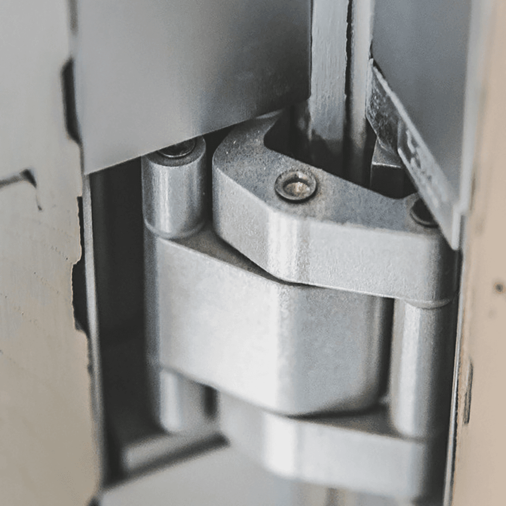 HES3D-W190 3-Way Adjustable Concealed Hinge for Cladded Doors with UL Rated, Dull Chrome Alt 12 - Image