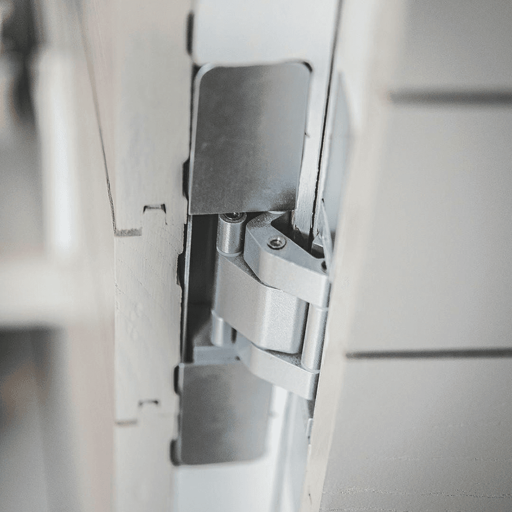 HES3D-W190 3-Way Adjustable Concealed Hinge for Cladded Doors with UL Rated, Dull Chrome Alt 13 - Image