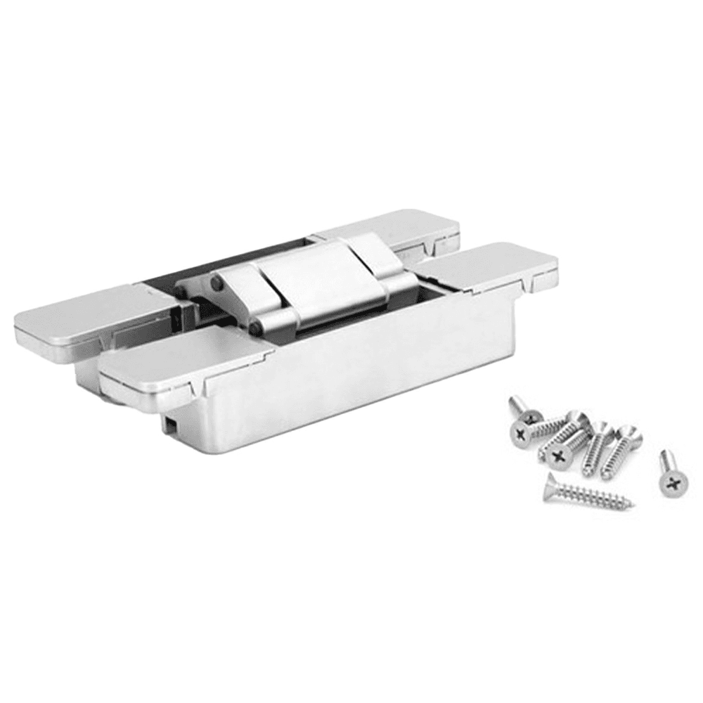 HES3D-W190 3-Way Adjustable Concealed Hinge for Cladded Doors with UL Rated, Dull Chrome Alt 5 - Image