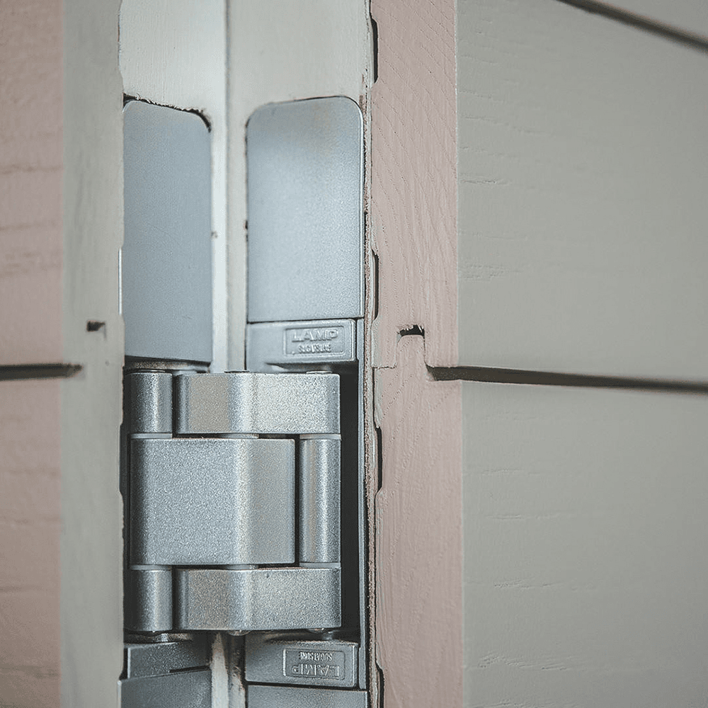 HES3D-W190 3-Way Adjustable Concealed Hinge for Cladded Doors with UL Rated, Dull Chrome Alt 8 - Image