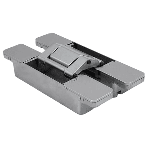 HES3D 3-Way Adjustable Concealed Hinge, Polished Nickel Alt 1 - Image