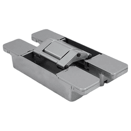 HES3D 3-Way Adjustable Concealed Hinge, Polished Nickel Alt 1 - Image