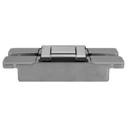 HES3D 3-Way Adjustable Concealed Hinge, Polished Nickel Alt 2 - Image