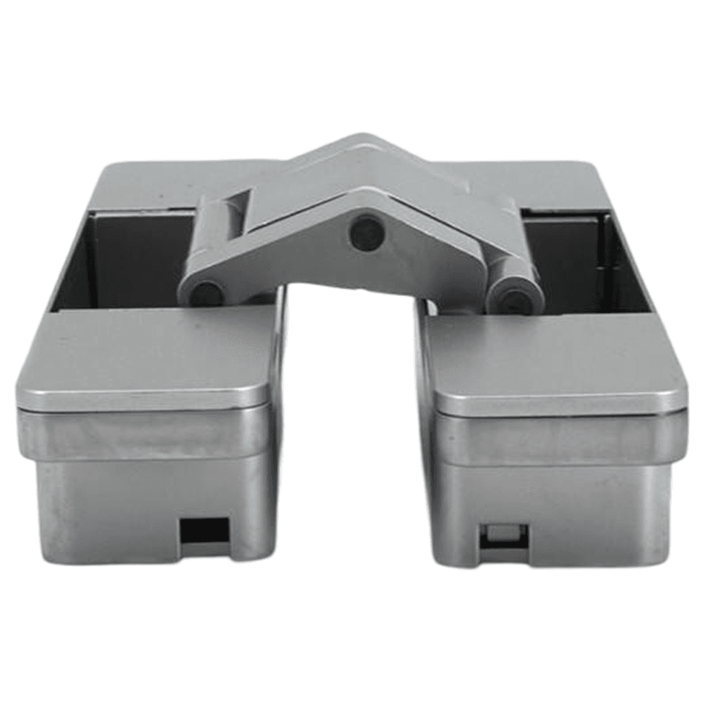 HES3D 3-Way Adjustable Concealed Hinge, Polished Nickel Alt 3 - Image