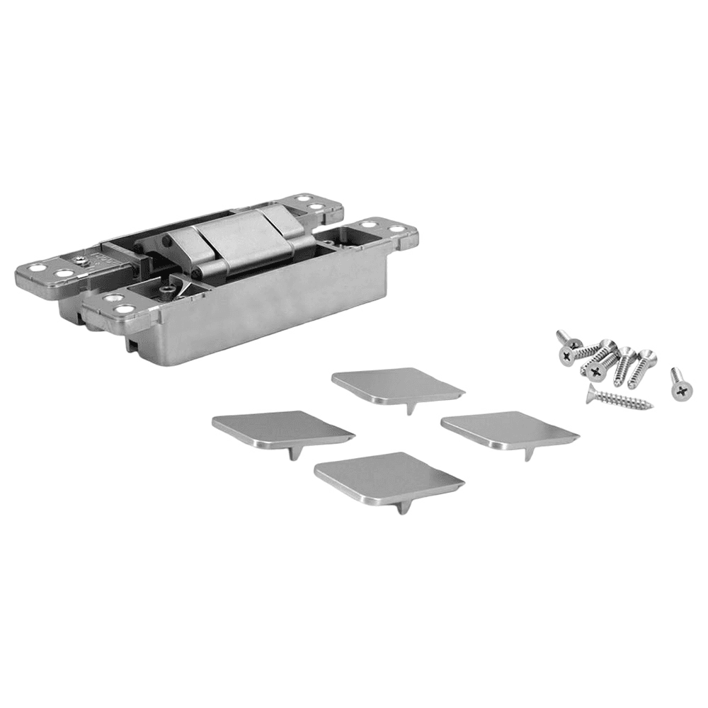 HES3D 3-Way Adjustable Concealed Hinge, Polished Nickel Alt 7 - Image