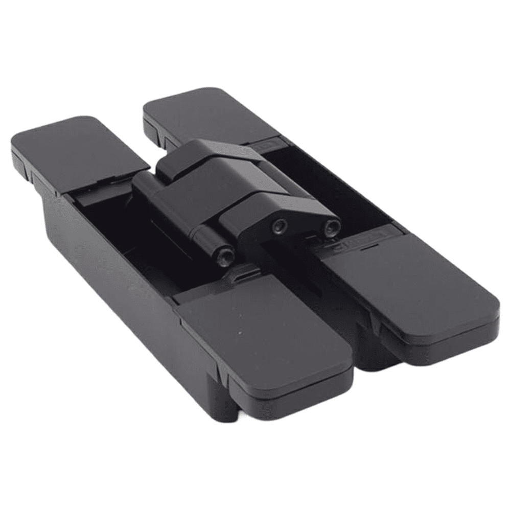 HES3D-E160 3-Way Adjustable Concealed Hinge, Black Alt 1 - Image
