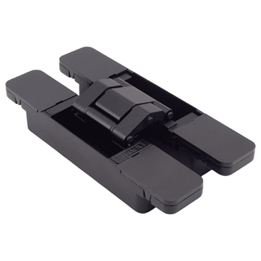 HES3D-E160 3-Way Adjustable Concealed Hinge, Black Alt 2 - Image