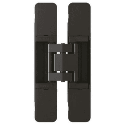 HES3D-E160 3-Way Adjustable Concealed Hinge, Black Main - Image