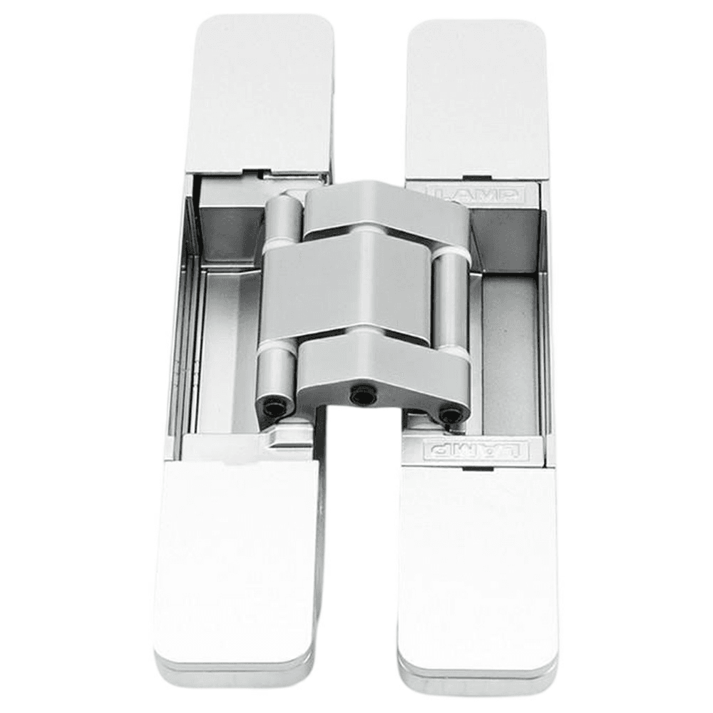 HES3D-E160 3-Way Adjustable Concealed Hinge, Dull Chrome Alt 1 - Image