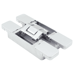 HES3D-E160 3-Way Adjustable Concealed Hinge, Dull Chrome Alt 2 - Image