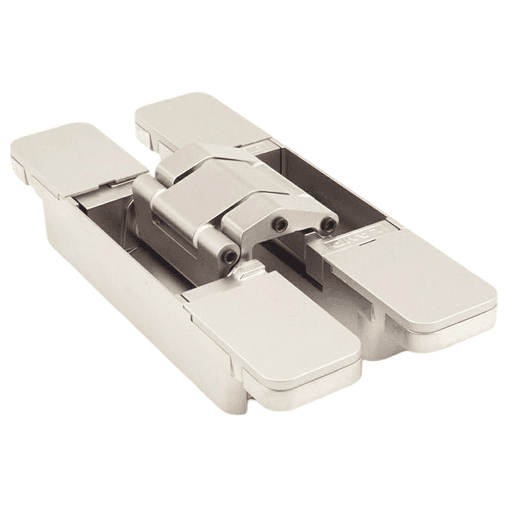 HES3D-E160 3-Way Adjustable Concealed Hinge, Dull Nickel Alt 2 - Image