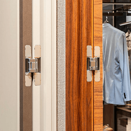 HES3D-E160 3-Way Adjustable Concealed Hinge, Dull Nickel Alt 8 - Image