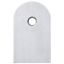 1-3/16" x 1-15/16" Round Cover Plate for HGS3D, Satin Alt 1 - Image