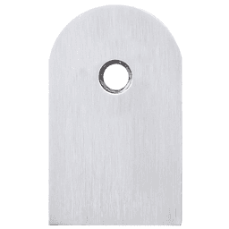 1-3/16" x 1-15/16" Round Cover Plate for HGS3D, Satin Main - Image