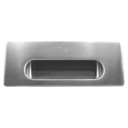 6-5/16" Cabinet Recessed Flush Pull, Satin Alt 2 - Image