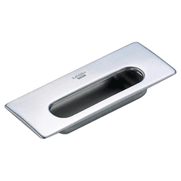 6-5/16" Cabinet Recessed Flush Pull, Satin Main - Image