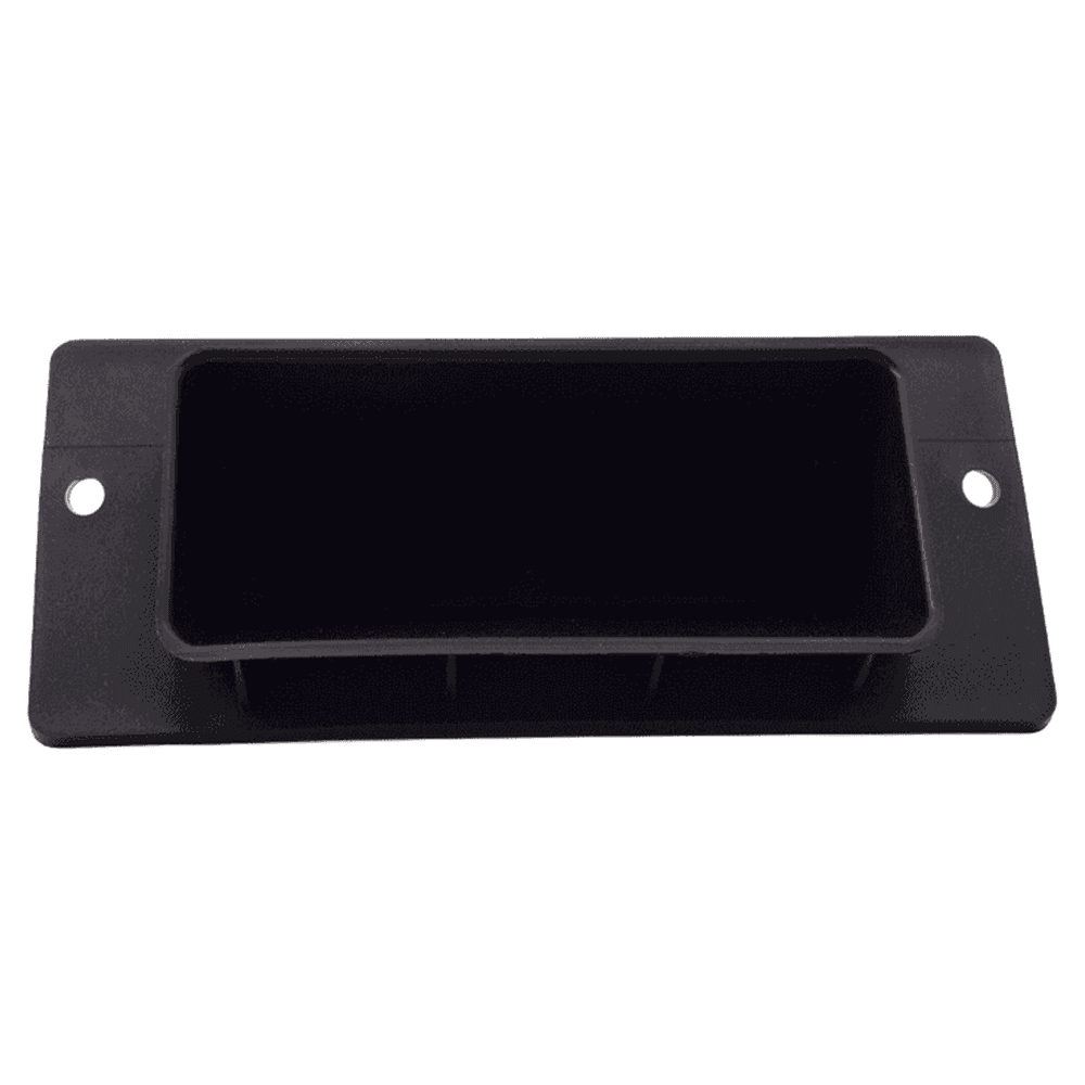 5-5/16" Cabinet Recessed Flush Pull, Black Alt 1 - Image