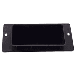 5-5/16" Cabinet Recessed Flush Pull, Black Alt 1 - Image