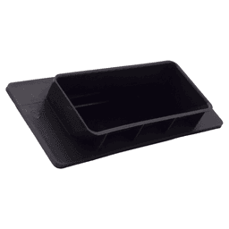 5-5/16" Cabinet Recessed Flush Pull, Black Alt 3 - Image