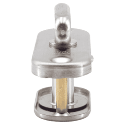 3-3/8" Sliding Door Latch with Indicator Lever, Satin Alt 4 - Image