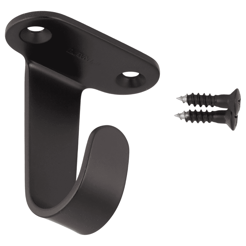 47mm Stainless Steel Hook, Black Main - Image