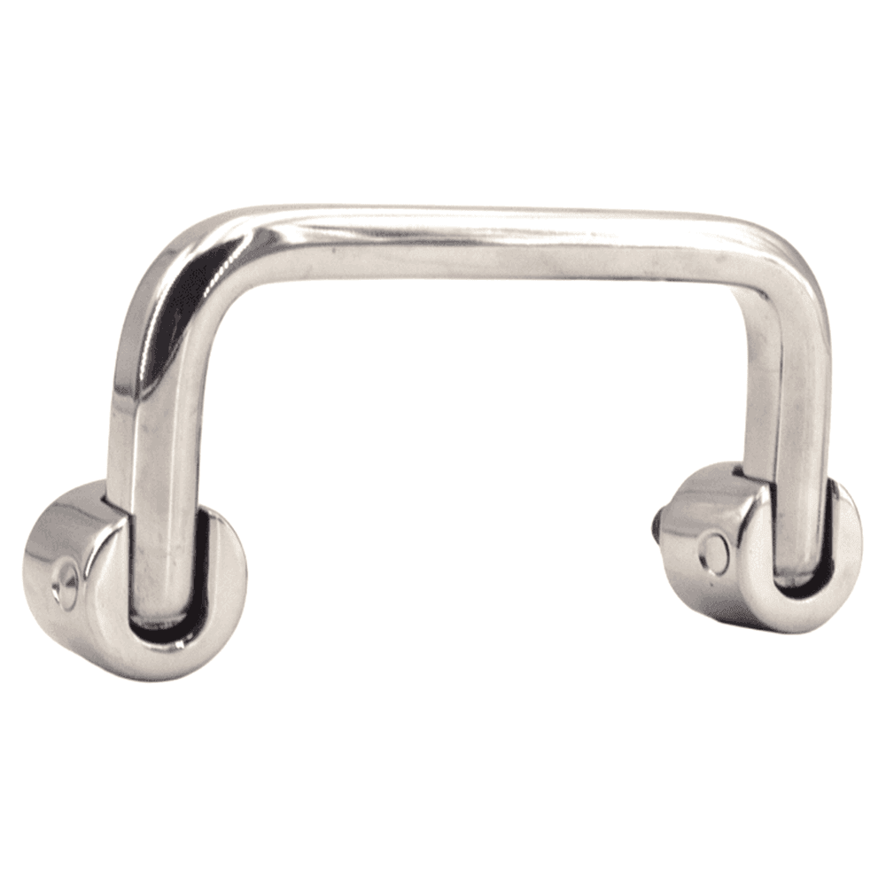 3-1/8" Folding Cabinet Handle Pull, Mirror Main - Image